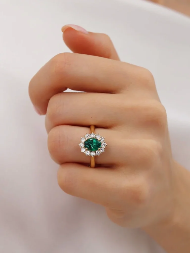 The Secret Sparkle Behind Lily Arkwright Hidden Halo Ring Designs