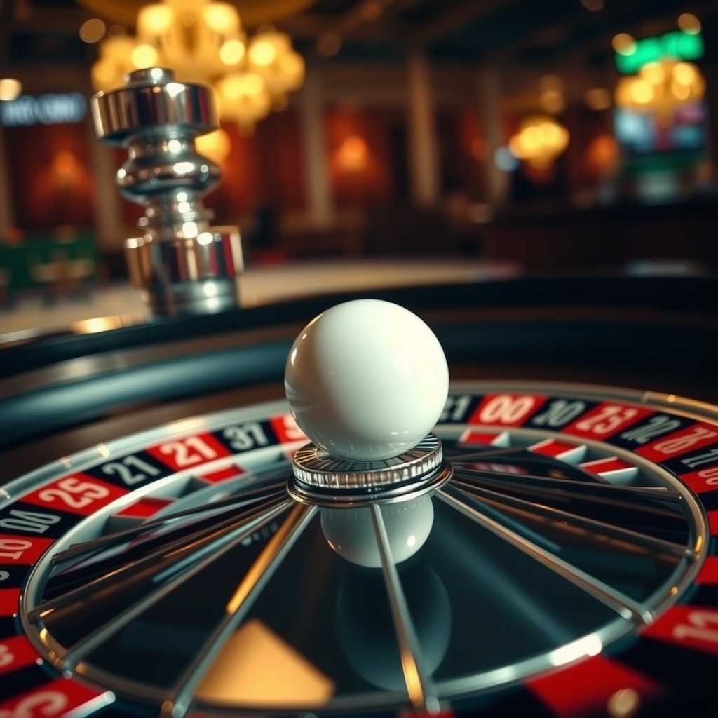 A Modern Guide to Selecting an Online Casino Singapore A professional casino roulette wheel spinning under warm dramatic lighting